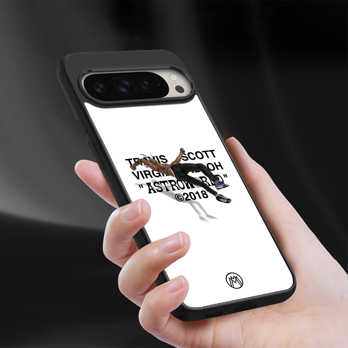 travis scott back phone cover | glass case for google pixel 9 pro