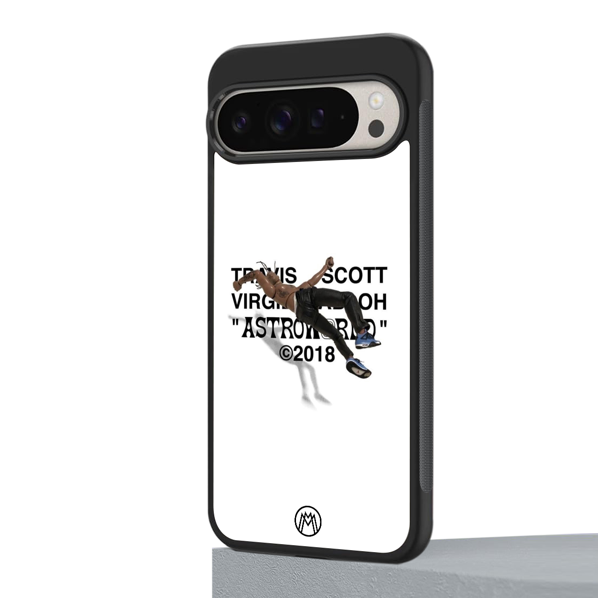 travis scott back phone cover | glass case for google pixel 9 pro xl