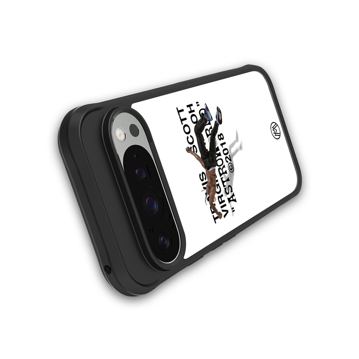 travis scott back phone cover | glass case for google pixel 9 pro xl