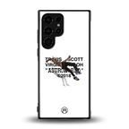 travis scott back phone cover | glass case for samsung galaxy s23 ultra