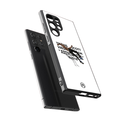 travis scott back phone cover | glass case for samsung galaxy s24 ultra