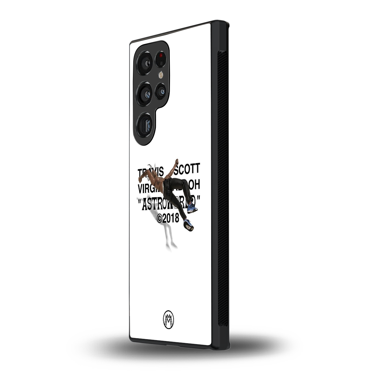 travis scott back phone cover | glass case for samsung galaxy s23 ultra