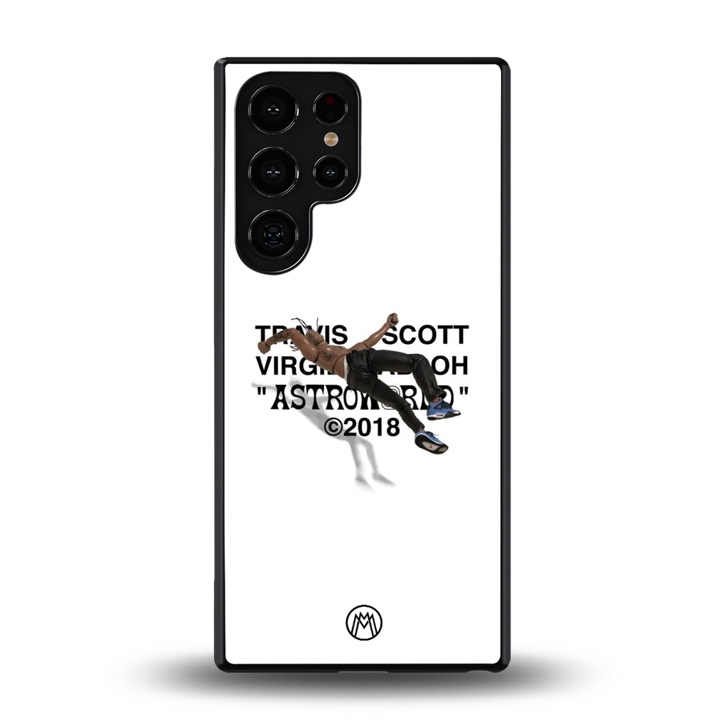 travis scott back phone cover | glass case for samsung galaxy s25 ultra