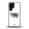 travis scott back phone cover | glass case for samsung galaxy s25 ultra