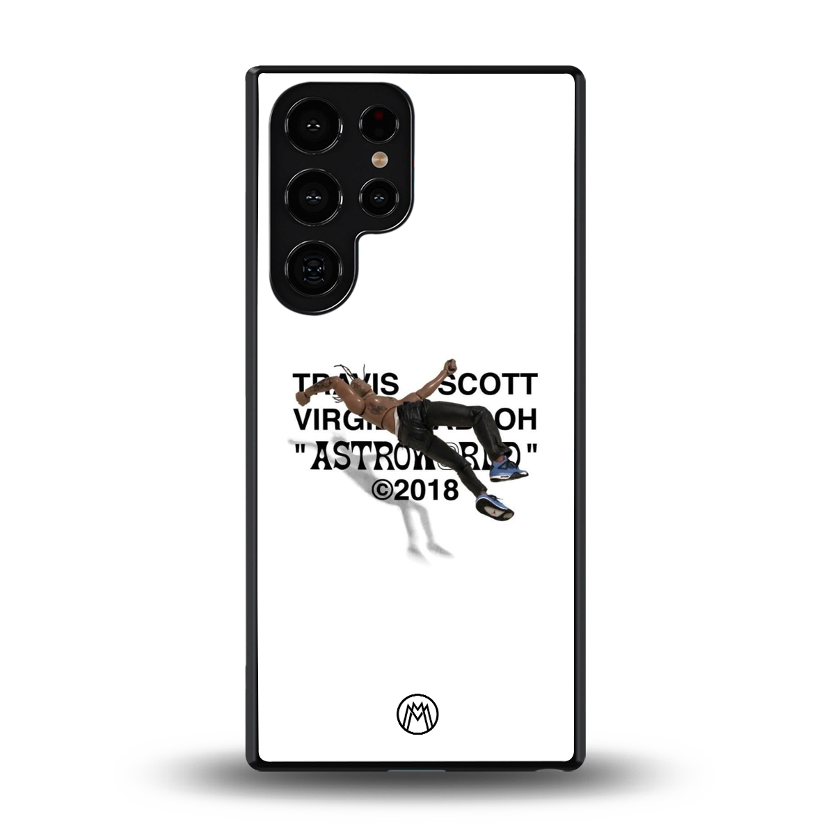 travis scott back phone cover | glass case for samsung galaxy s25 ultra