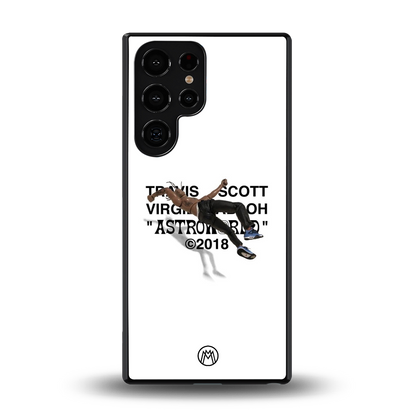 travis scott back phone cover | glass case for samsung galaxy s25 ultra