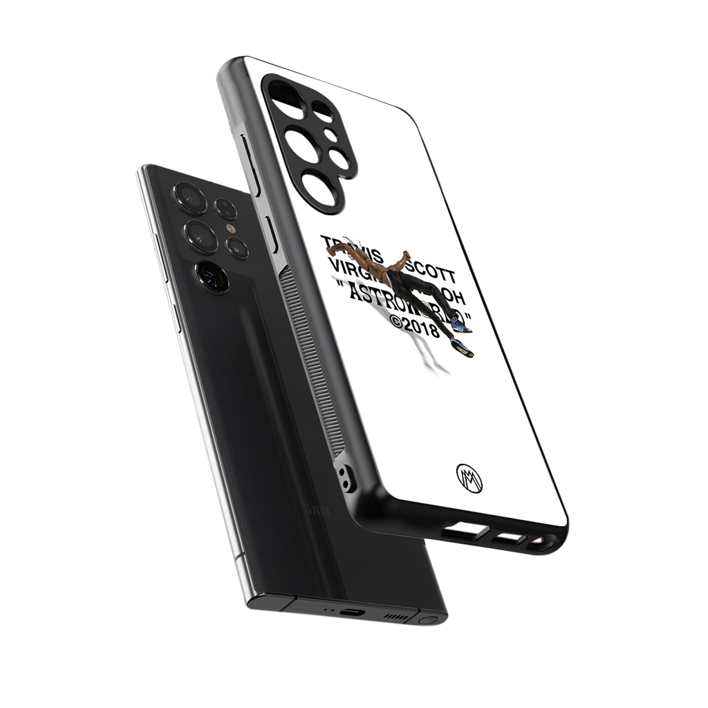 travis scott back phone cover | glass case for samsung galaxy s25 ultra