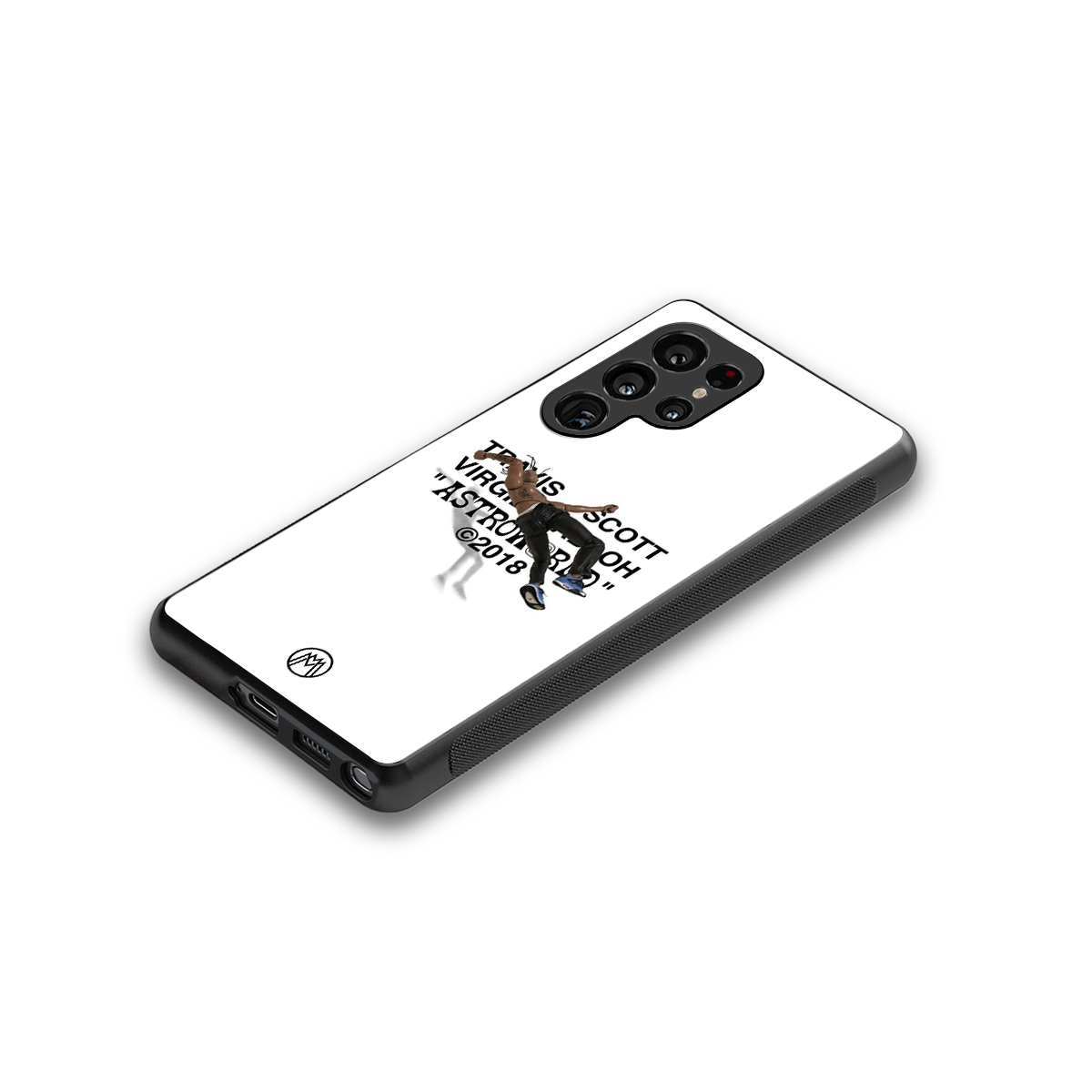 travis scott back phone cover | glass case for samsung galaxy s25 ultra