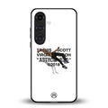 travis scott back phone cover | glass case for samsung galaxy s23 plus