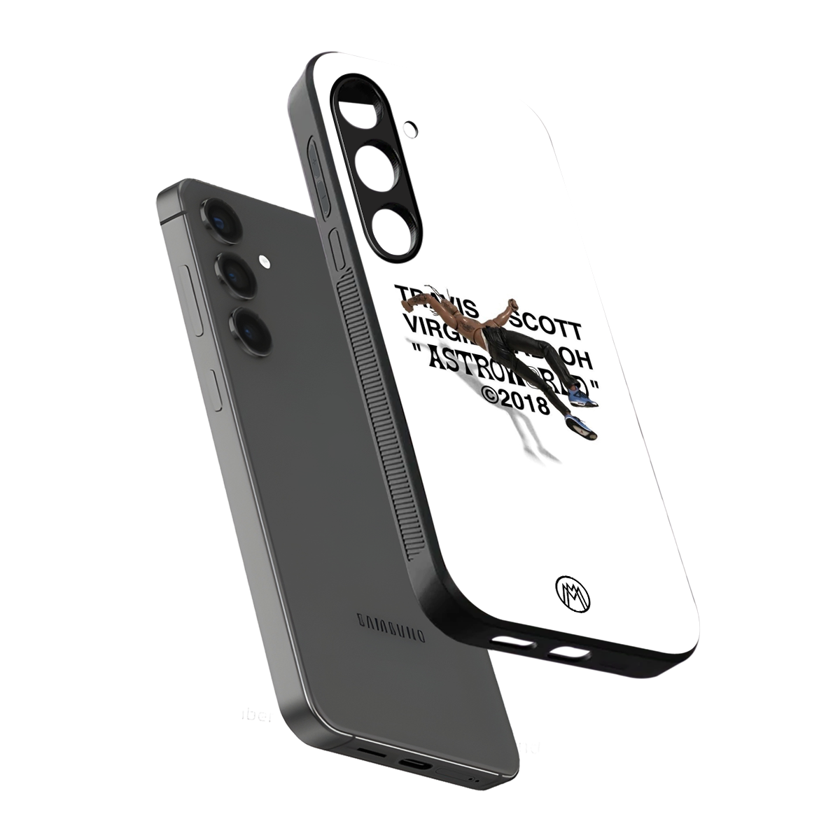 travis scott back phone cover | glass case for samsung galaxy s24 plus