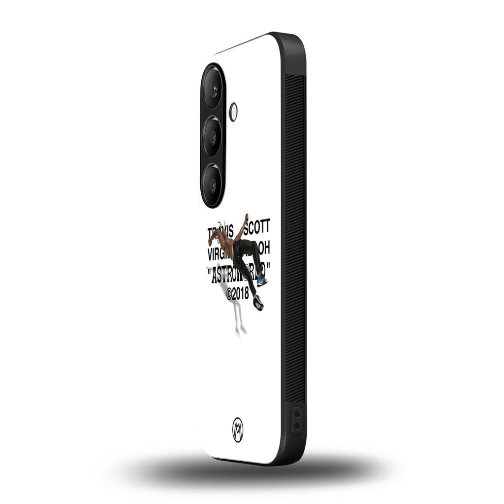 travis scott back phone cover | glass case for samsung galaxy s25