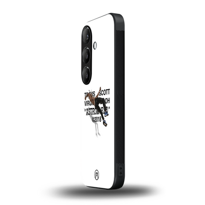 travis scott back phone cover | glass case for samsung galaxy s24 plus