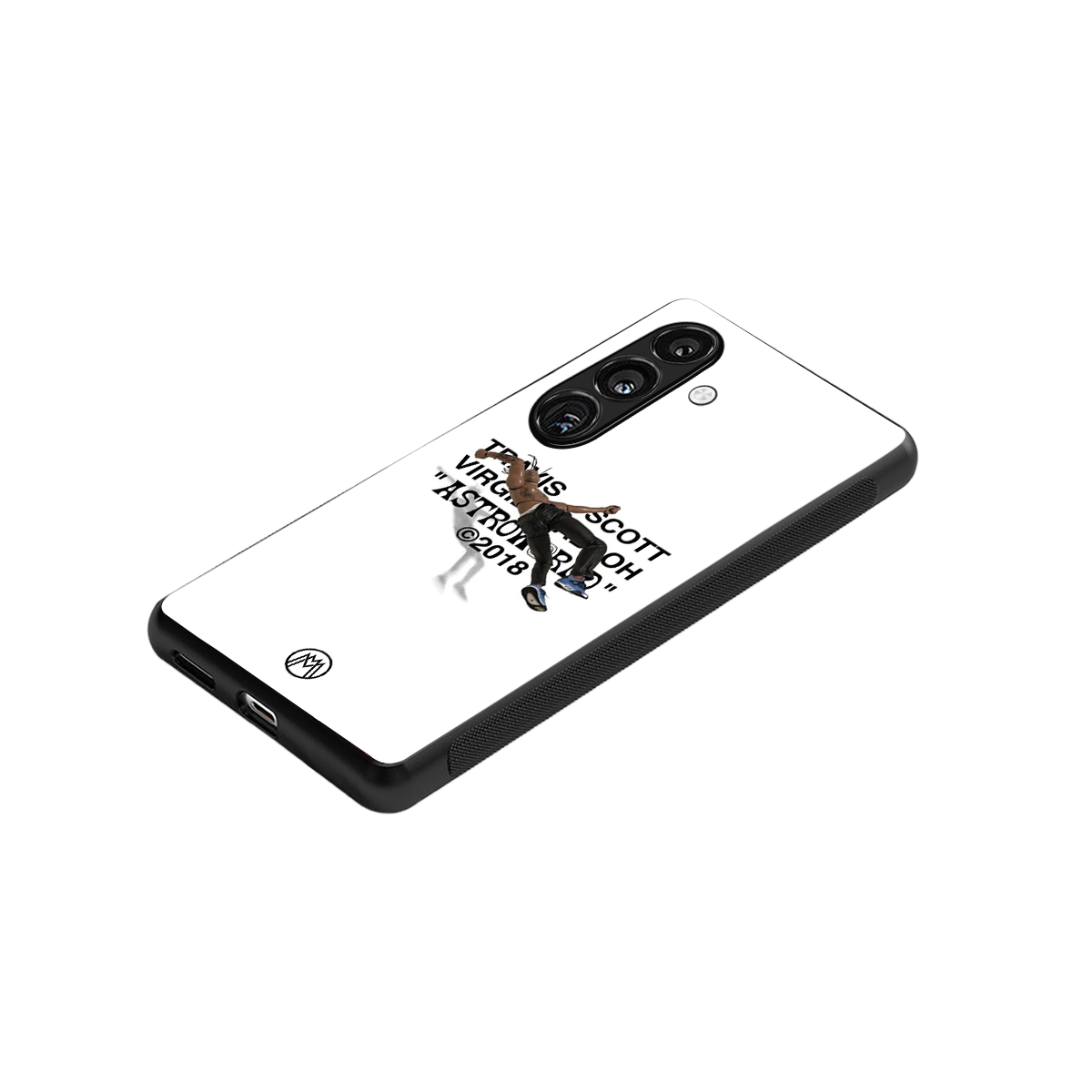 travis scott back phone cover | glass case for samsung galaxy s23