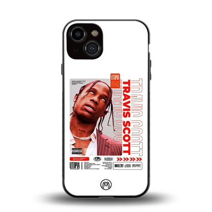 travis scott utopia back phone cover | glass case for iphone 13