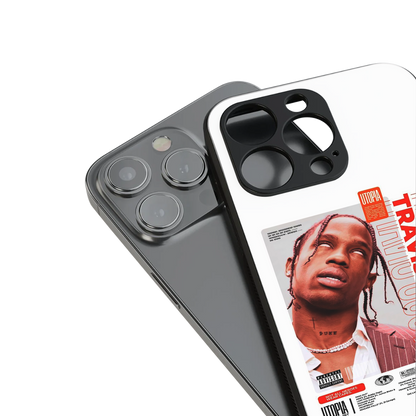 travis scott utopia back phone cover | glass case for iphone 13 pro max