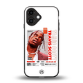 travis scott utopia back phone cover | glass case for iphone 16