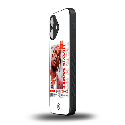 travis scott utopia back phone cover | glass case for iphone 16