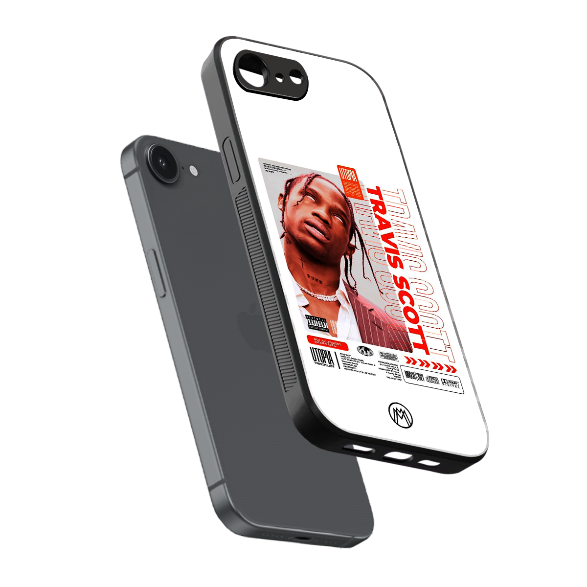 travis scott utopia back phone cover | glass case for iphone 16e