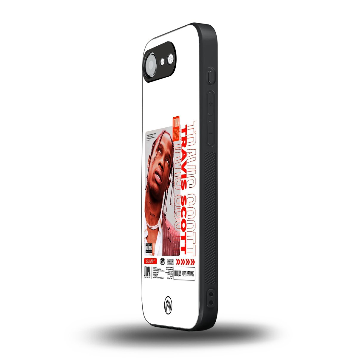 travis scott utopia back phone cover | glass case for iphone 16e