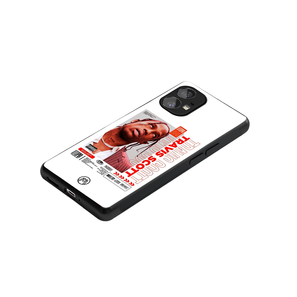 travis scott utopia back phone cover | glass case for nothing phone 1