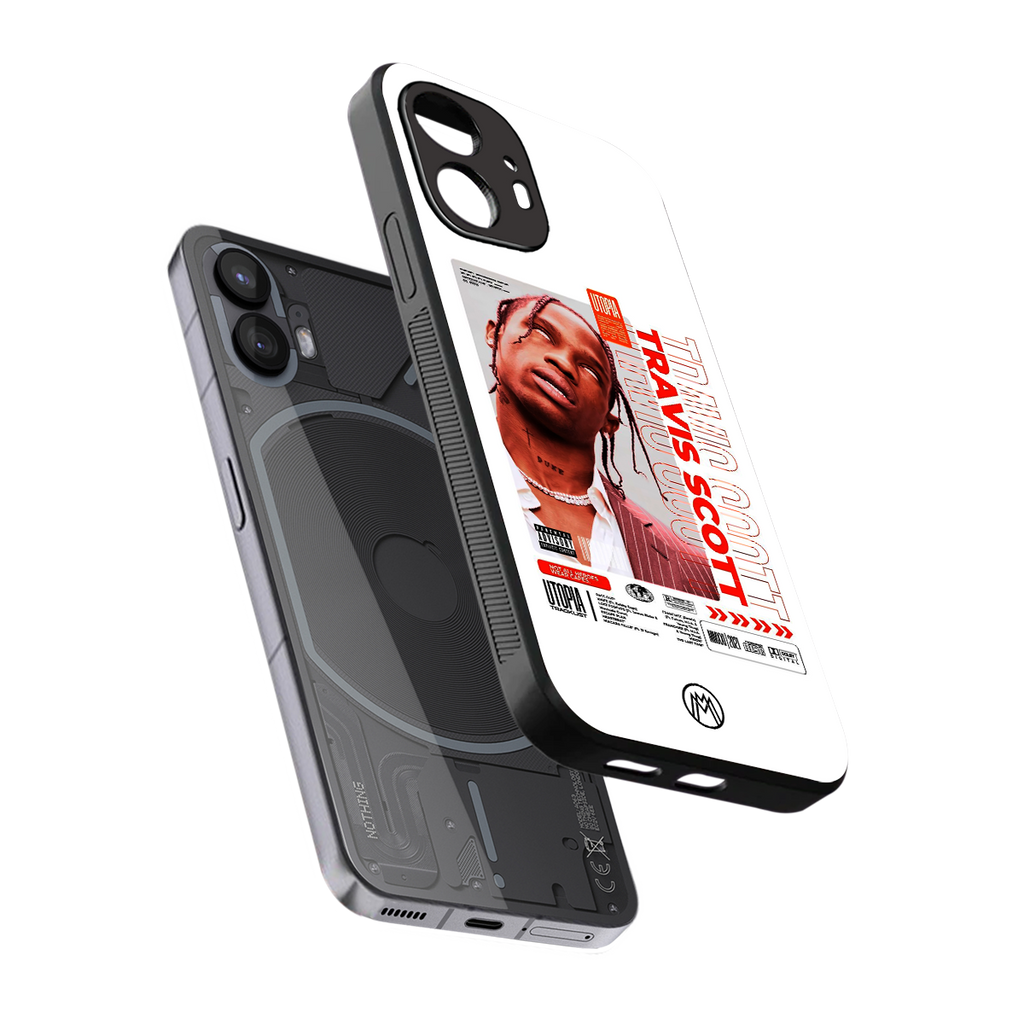 travis scott utopia back phone cover | glass case for nothing phone 2