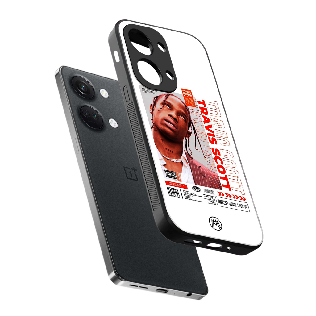 travis scott utopia back phone cover | glass case for oneplus nord 3