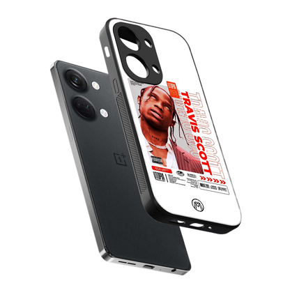 travis scott utopia back phone cover | glass case for oneplus nord 3