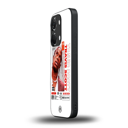 travis scott utopia back phone cover | glass case for oneplus nord 3