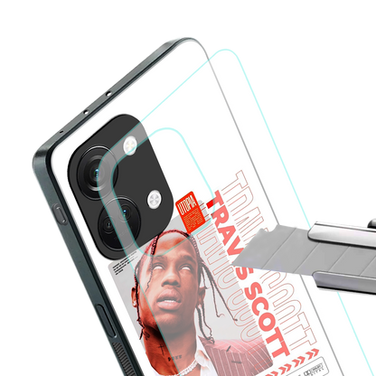 travis scott utopia back phone cover | glass case for oneplus nord 3
