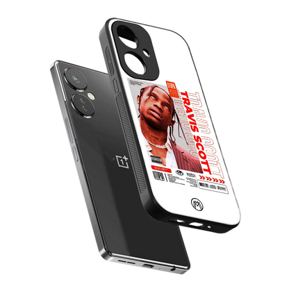 travis scott utopia back phone cover | glass case for oneplus nord ce 3