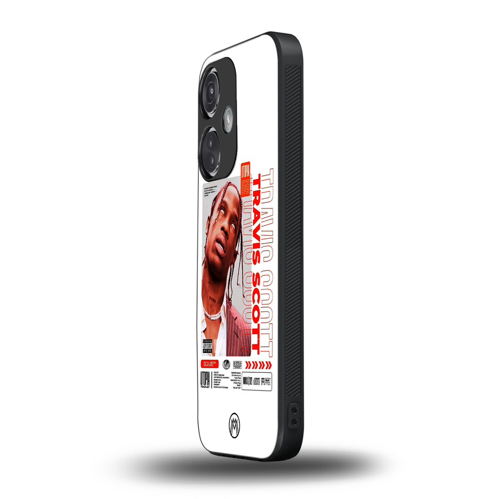 travis scott utopia back phone cover | glass case for oneplus nord ce 3