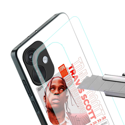 travis scott utopia back phone cover | glass case for oneplus nord ce 3