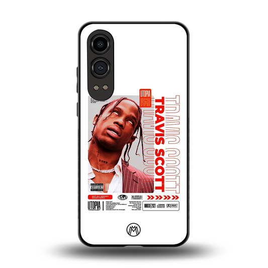 travis scott utopia back phone cover | glass case for oneplus nord ce 4 lite