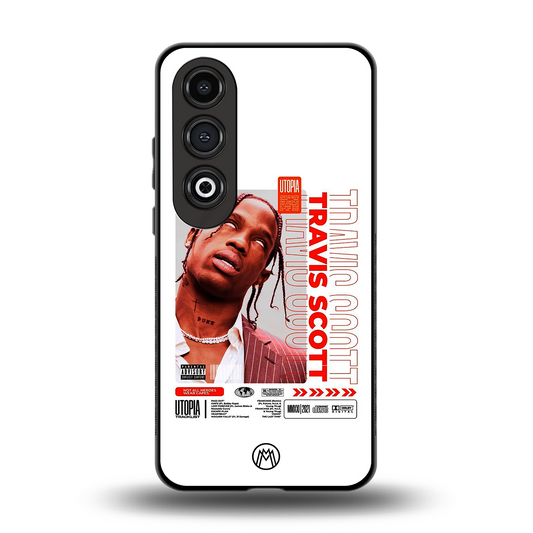 travis scott utopia back phone cover | glass case for oneplus nord ce 4
