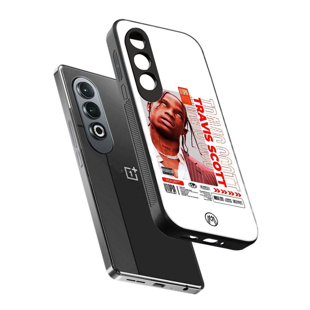 travis scott utopia back phone cover | glass case for oneplus nord ce 4