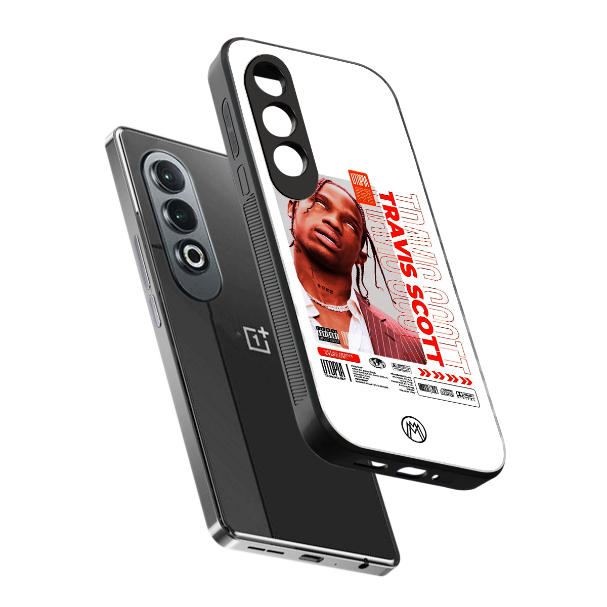 travis scott utopia back phone cover | glass case for oneplus nord ce 4