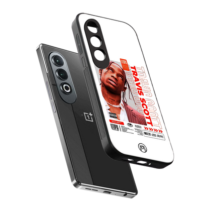 travis scott utopia back phone cover | glass case for oneplus nord ce 4