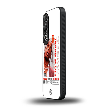 travis scott utopia back phone cover | glass case for oneplus nord ce 4