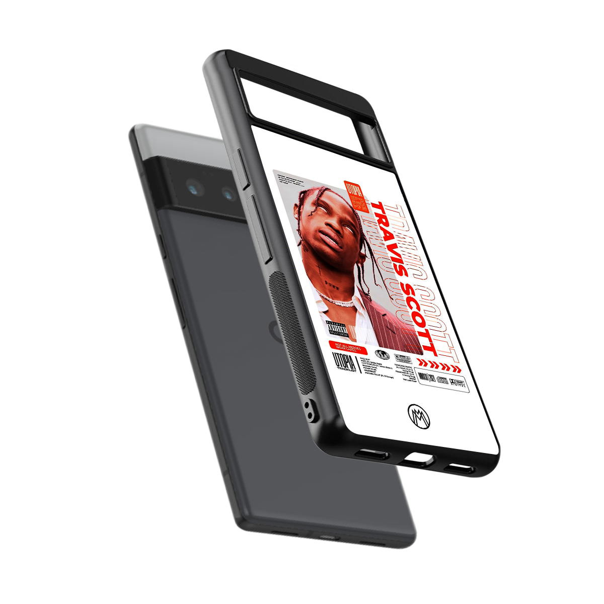 travis scott utopia back phone cover | glass case for google pixel 6 pro