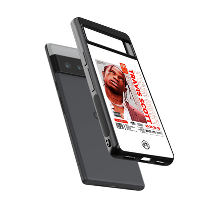 travis scott utopia back phone cover | glass case for google pixel 6 pro