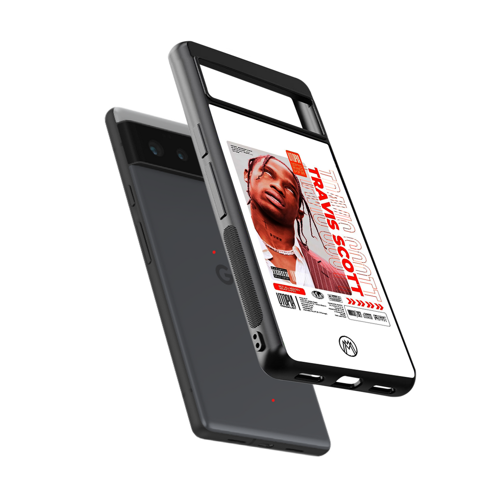 travis scott utopia back phone cover | glass case for Google Pixel 6A