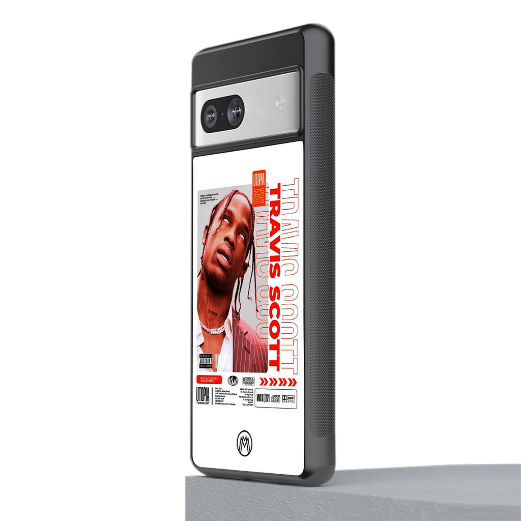 travis scott utopia back phone cover | glass case for Google Pixel 7