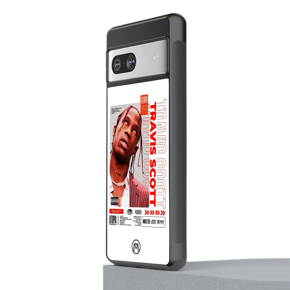 travis scott utopia back phone cover | glass case for Google Pixel 7