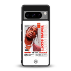 travis scott utopia back phone cover | glass case for google pixel 8 pro