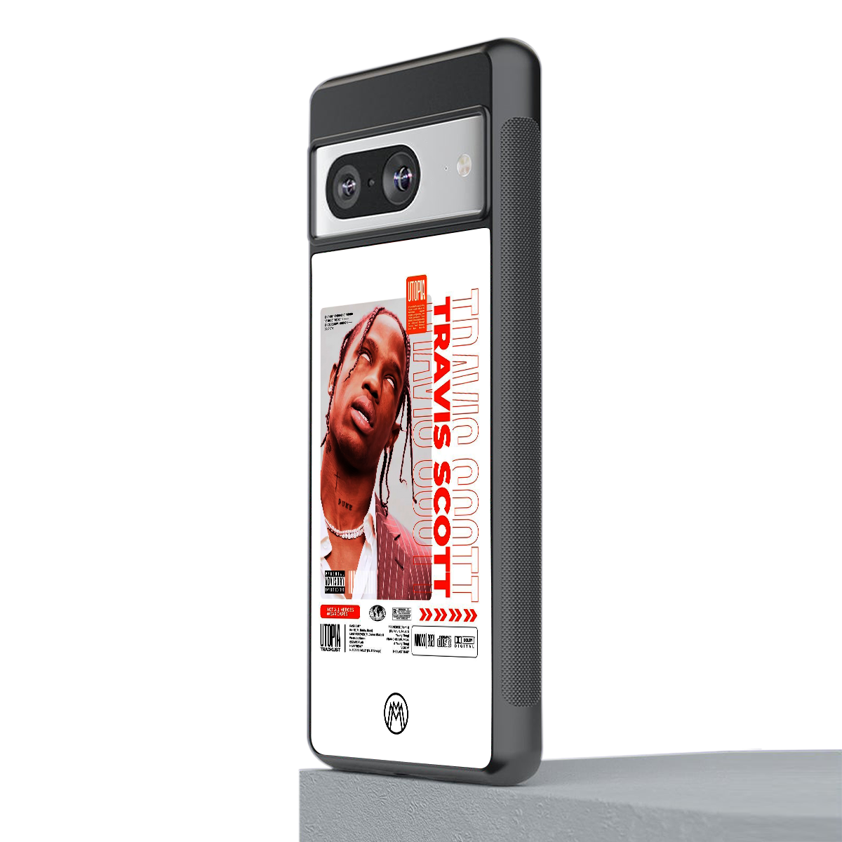 travis scott utopia back phone cover | glass case for Google Pixel 8