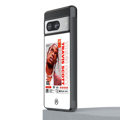 travis scott utopia back phone cover | glass case for Google Pixel 8