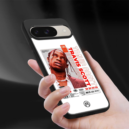 travis scott utopia back phone cover | glass case for google pixel 9