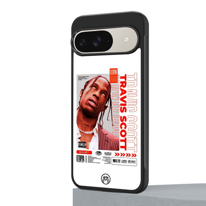 travis scott utopia back phone cover | glass case for google pixel 9