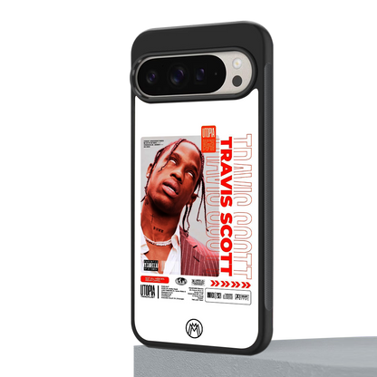 travis scott utopia back phone cover | glass case for google pixel 9 pro xl