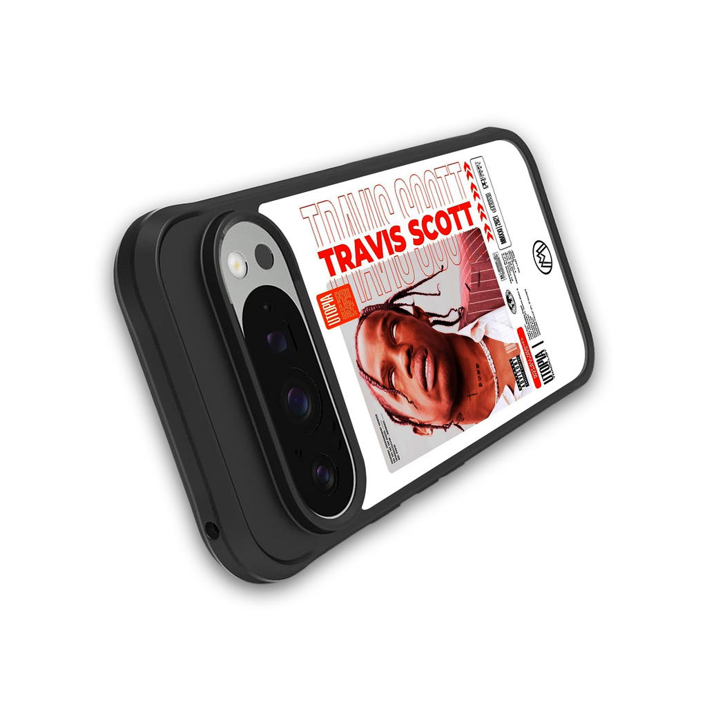 travis scott utopia back phone cover | glass case for google pixel 9 pro